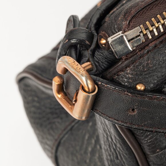 Chloe Paddington Brown Pebbled-Leather Handbag - Picture 8 of 14